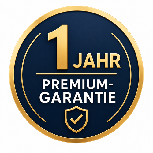 1 Jahr Premium-Garantie