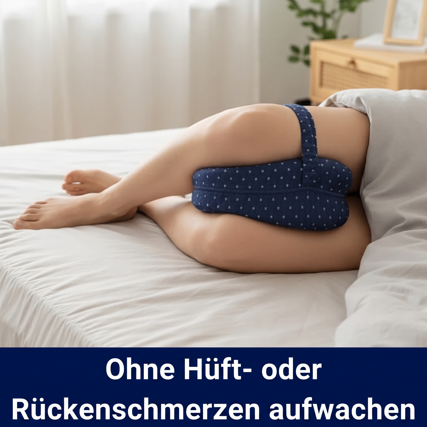 Kniekissen zur optimalen Ausrichtung | Lindert Hüft-, Rücken- und Ischiasbeschwerden