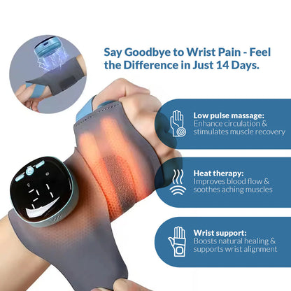 EMS- & Wärme-Therapie-Handgelenk-Massagegerät
