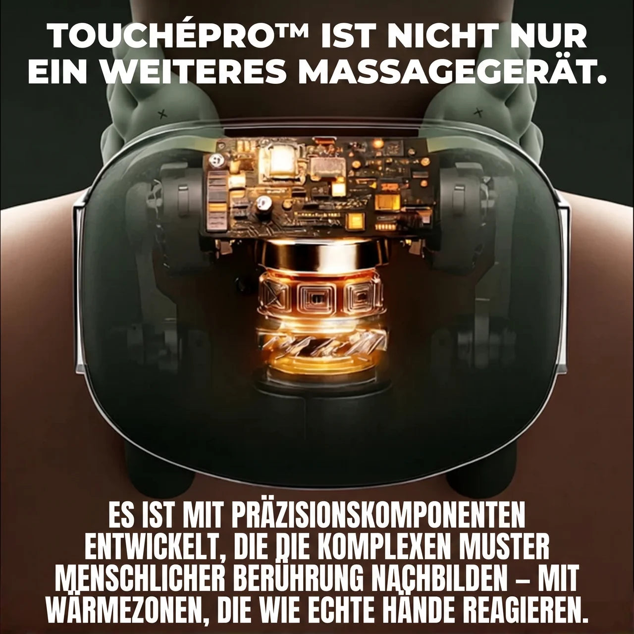 TouchéPro™ – Shiatsu-Massagegerät für Nacken und Rücken