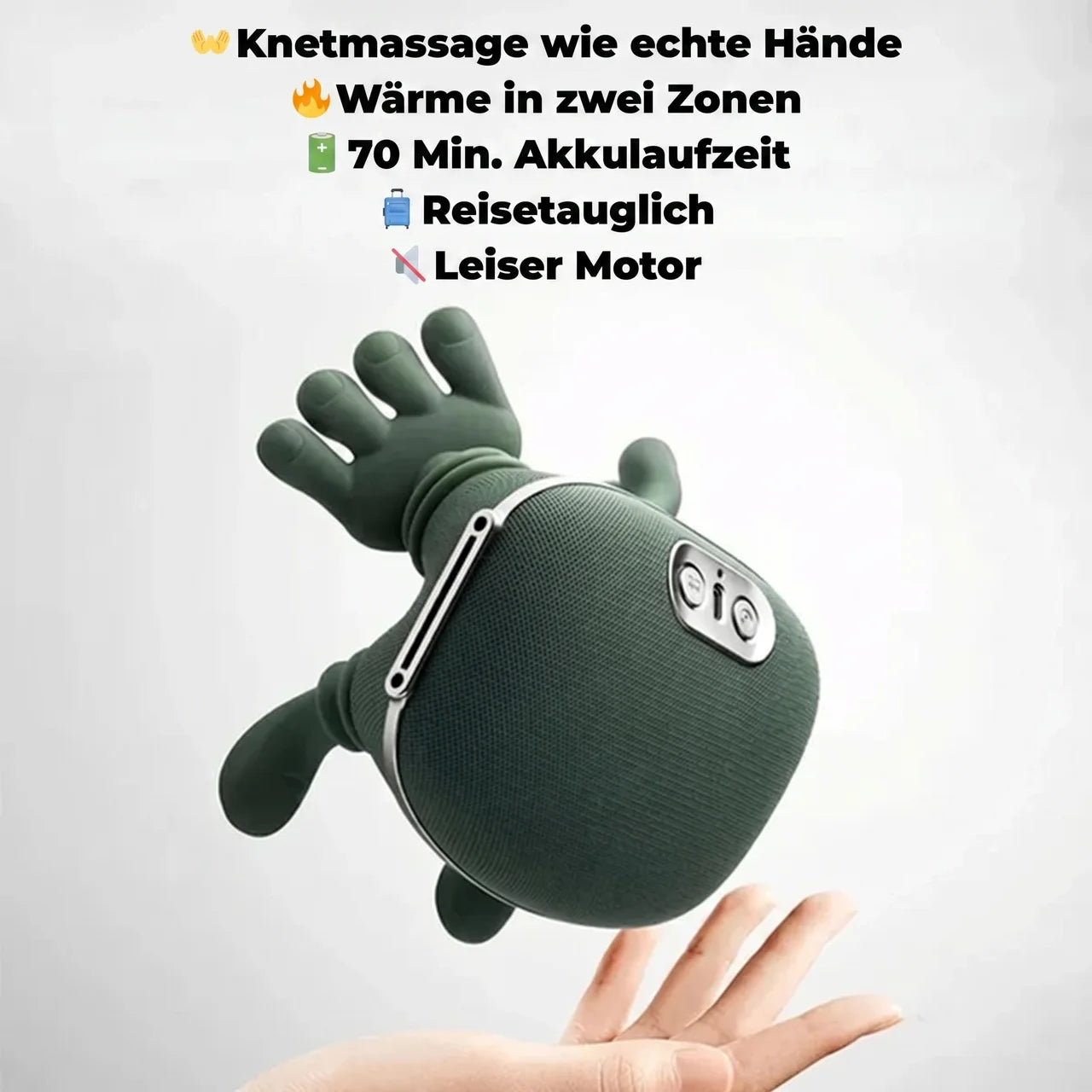 TouchéPro™ – Shiatsu-Massagegerät für Nacken und Rücken