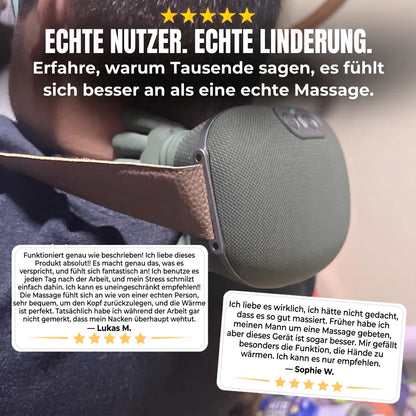 TouchéPro™ – Shiatsu-Massagegerät für Nacken und Rücken